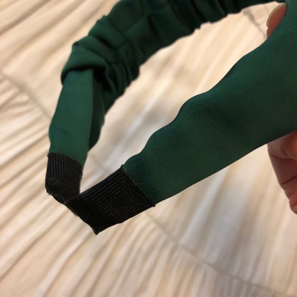 Satin Rouched Headband - Picture 2 of 3